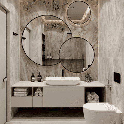 Domin Banyo Dolabı