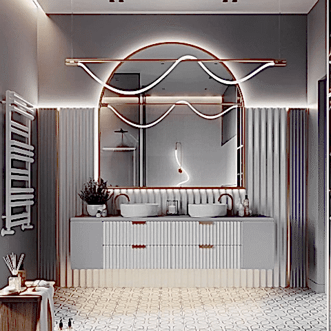 Flore Banyo Dolabı