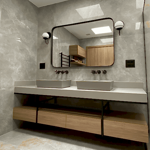 Garmen Banyo Dolabı