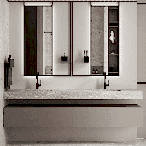 Hybird Banyo Dolabı