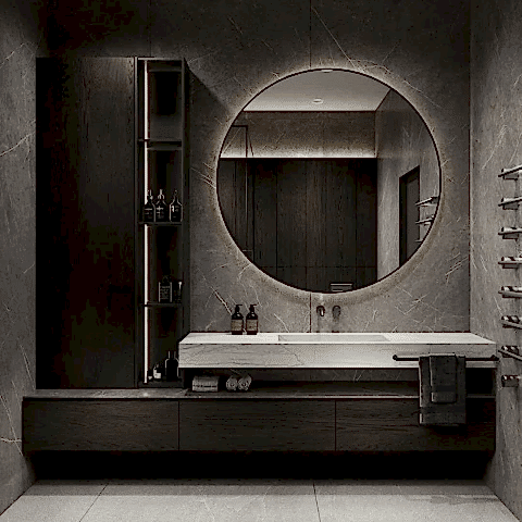 Kasac Banyo Dolabı